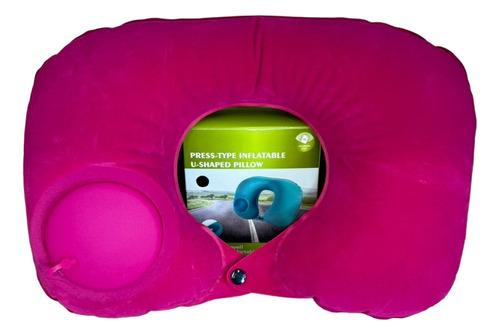 Almohada De Viaje Inflable Con Bomba De Inflado Integrada