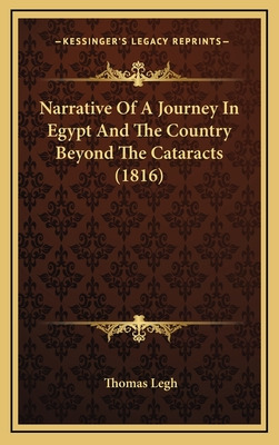 Libro Narrative Of A Journey In Egypt And The Country Bey...