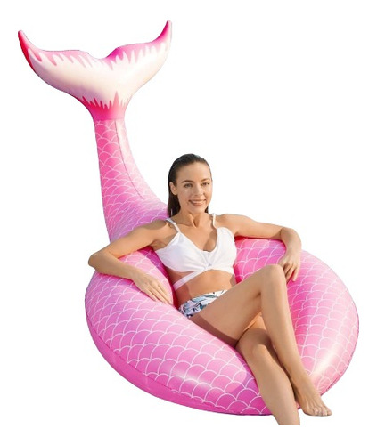 Inflable Gigante Diseño De Cola De Sirena Para Piscina
