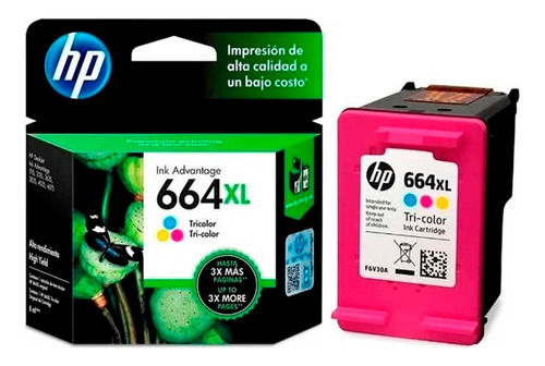 Tinta Hp 664xl Tricolor