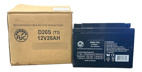 Bateria 12v - 26 Amp Ajc