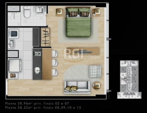 Imagem 12 de 14 de Apartamento Praia De Belas Porto Alegre - 5250