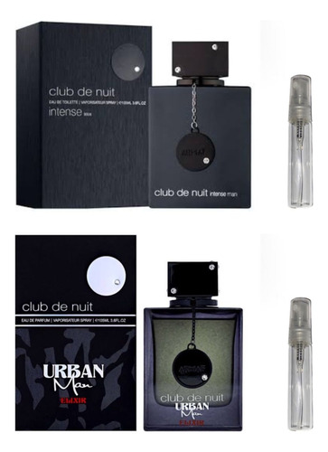 Club De Nuit Intense 5ml &club De Nuit Urban Man Elixir 5ml