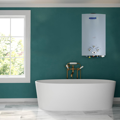 Calentador Kalotron Instantáneo Gas Lp 7 Lts 1.5 Servicios Gris Oscuro Glp