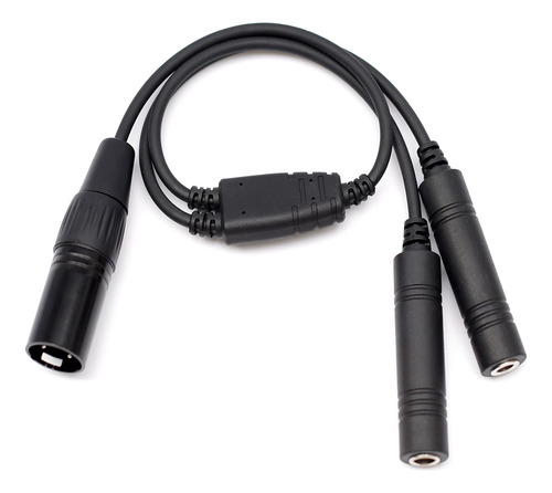 Adaptador De Auriculares Ga Dual Plug Para Airbus Xlr 5 Pin
