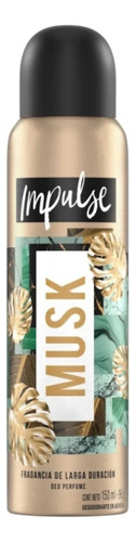 Desodorante En Aerosol Impulse Musk 150 ml