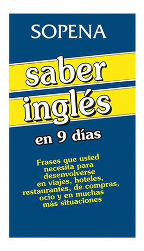 Saber Inglés En 9 Días