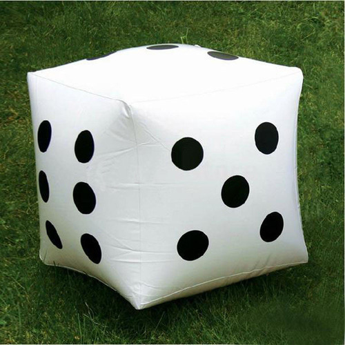 Un Dado Inflable Grande De 28 Cm, Juguete Gigante Party 2551