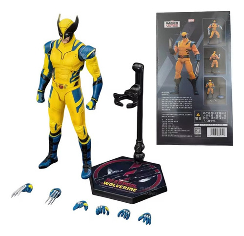 Modelo De Figura Articulada Original De Zd X-men Wolverine