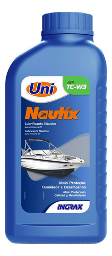 Óleo P/motor 2t Ingrax Uni Nautix 2t Tcw-3 - Cx-12-1 L