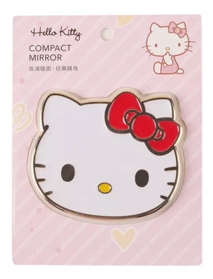 Espejo Compacto De Bolsillo Hello Kitty, Sanrio Original