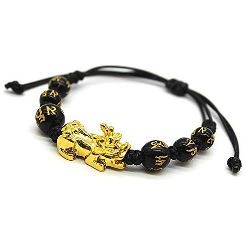 Pulsera De Cordón De Feng Shui Mantra Tallado Mano De ...