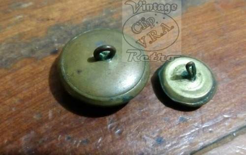 Botones Antiguos Heroico Cuerpo De Bomberos D.f.