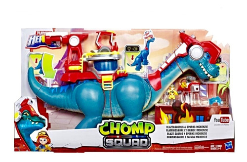 Chomp Squad  Blaze Saurio Y   Sparks Mckenzie Playskool