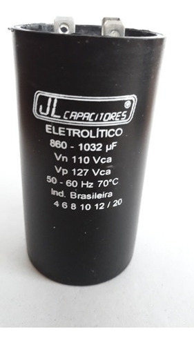 Capacitor De Partida 860-1032uf 110/220v P Motor 3hp Nova Mo