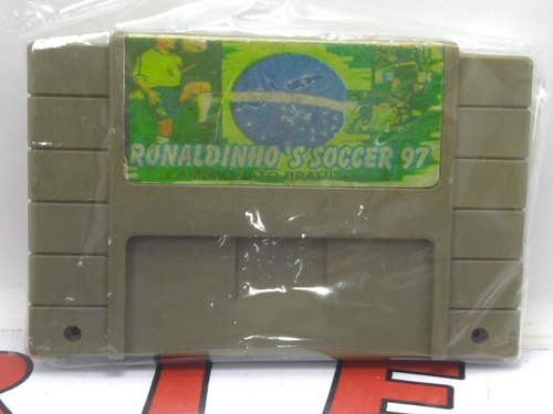 Ronaldinho Soccer 97,  Super Nintendo Raro Futebol Brasileir