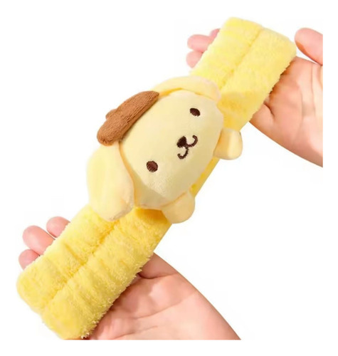 Diadema De Maquillaje Mas Láminas Jabón Kuromi Pompompurin Amarillo Pompompurin