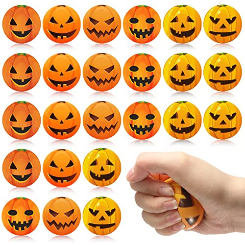 Halloween Pumpkin Stress Balls Stress Relief Balls Soft...