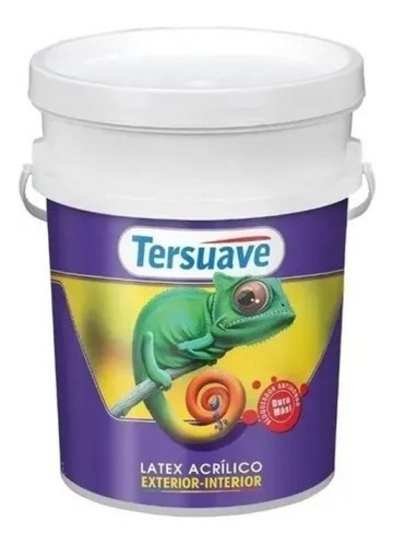 Latex Acrilico Tersuave Exterior Interior 20lts Blanco