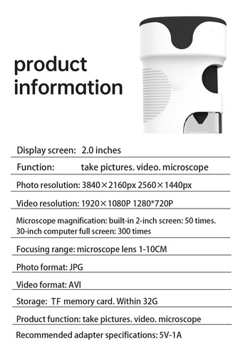 Microscopio Pstem Pocket 200 Para Amplificación De Microscop