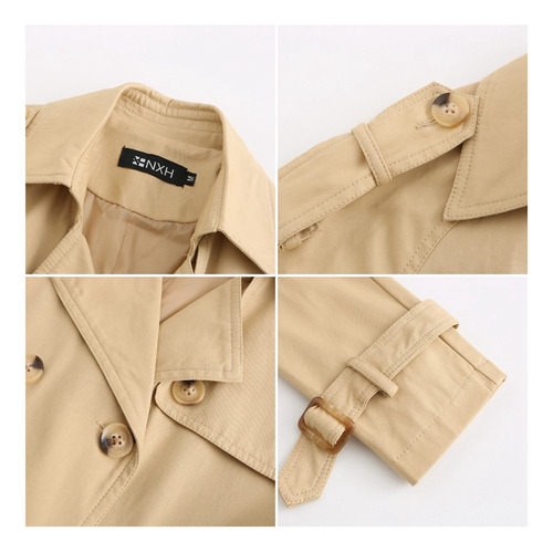 Chaquetón De Mujer De Cintura Larga De Algodón De Moda