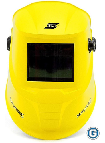 Imagen 3 de 10 de Careta Máscara Fotosensible Esab Savage A40 Amarilla Mig Tig