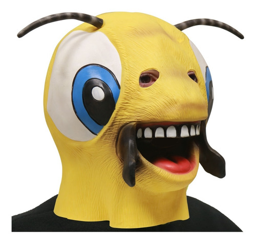Mascara De Latex Abeja Bee Cotillon Disfraz