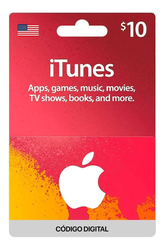 Gift Card Itunes 10 Código Digital