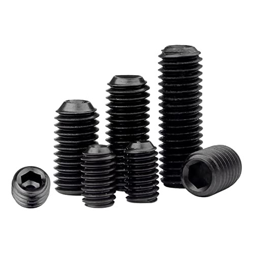 Juego De Tornillos Hexagonales Negros M3-0,5 X 12 Mm, Con Fo