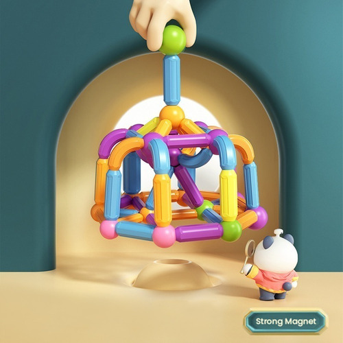 . Juego De Imanes De Juego De Bloques De Construcción De
