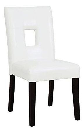 Silla Comedor Blanca Coaster Home.