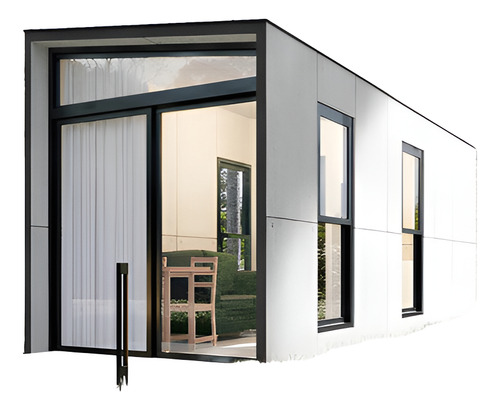 Casa Pré-fabricada Módulo Studio Compacto Premium (18m2)