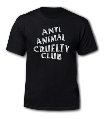 Polera Anti Animal Cruelty Club, Vegan, Vegeta, Natural King