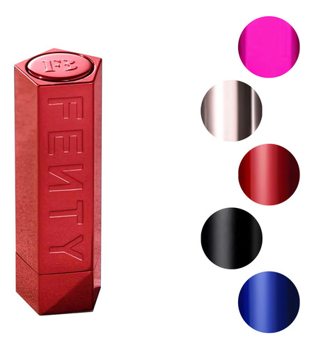 Fenty Beauty The Case Semi-matte Refillable Lipstick Caja Red Edition