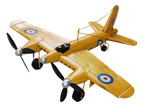 Modelo De Biplano Modelo De Avión De Estilo Vintage