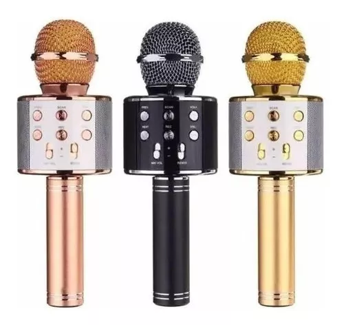 Microfono Karaoke Bluetooth -altavoz Ws 858 Niña Infantil
