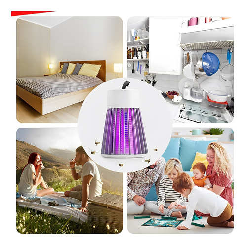 Armadilha Eletrônica Led Uv Mata Mosquito Pernilongo Insetos