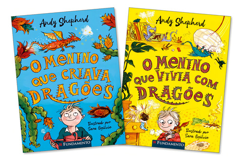 Kit O Menino Que Criava + Vivia Com Dragões, De Andy Shepherd. Editorial Fundamento, Capa Mole Em Português, 2023