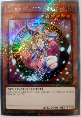Dark Magician Girl - Yugioh - Platinum Secret Rare .