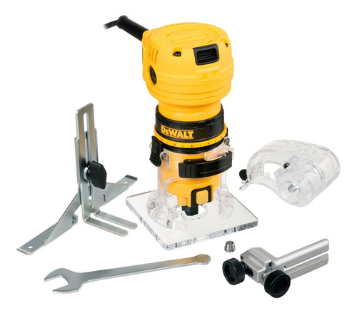 Combo Router 1-3/4 Hp Y Recortadora Enchapados 500w Dewalt