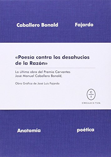 Libro Anatomía Poética De Caballero Bonald José Manuel