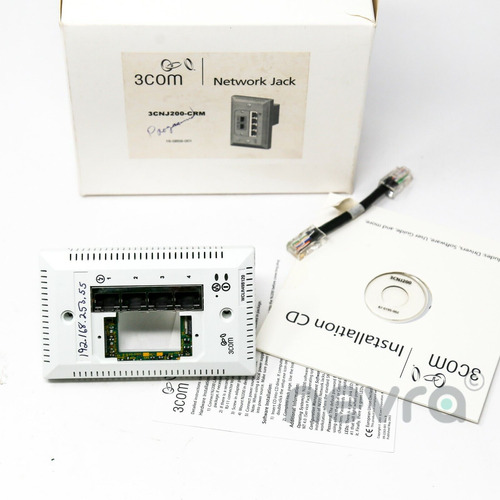 3com 3cnj220-crm Cream Color Intellijack 4 Port Switch W Eeh