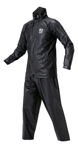 Traje Lluvia Moto Mac Blast Negro Liviano Rpm925