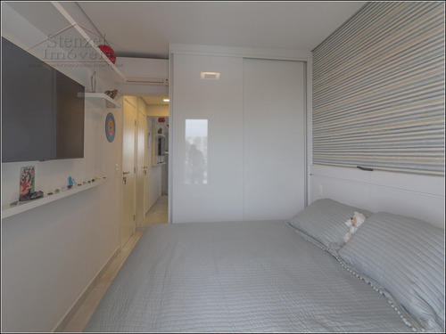 Imagem 11 de 24 de Apartamento Frontal Com 3 Quartos E Vista Para O Mar No Centro De Bertioga - Ap00324 - 70496287