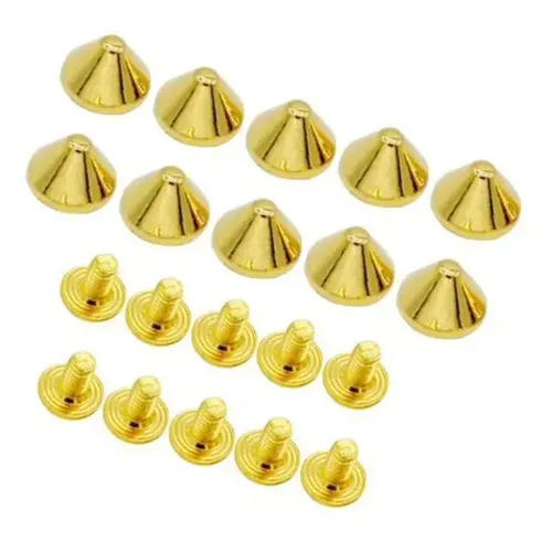 6 X 10pcs Diy Conic Punk Rivets Studs Clothing Leather | MercadoLivre