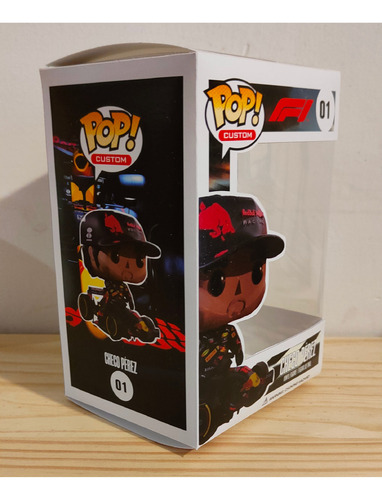 Custom Funko Pop Personalizado De Checo Perez F1