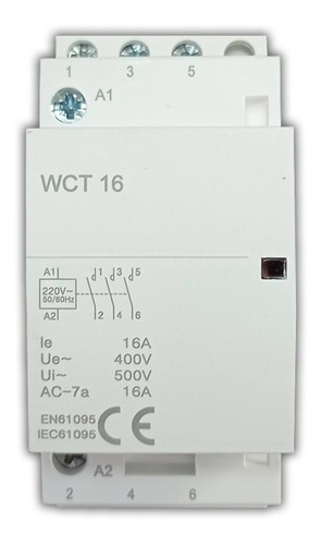 Contactor Relay Modular 16a 3p Din 220v Din - Electroimporta