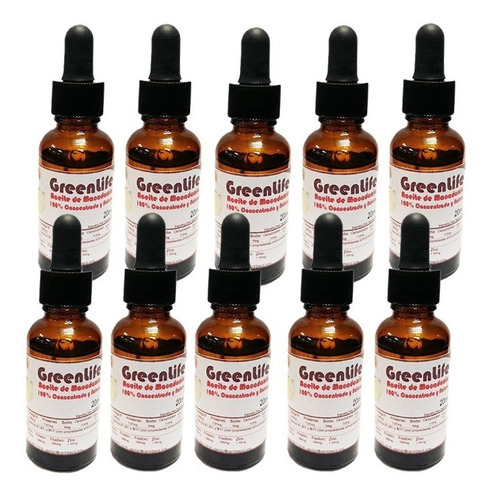 Aceite Curativo De Macadamia, Mxanm-010, Frasco Con Gotero