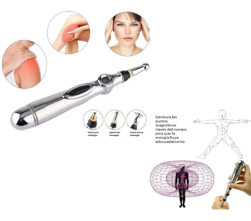 Pluma Masajeadora Electro Estimulacion Fascial Acupuntura