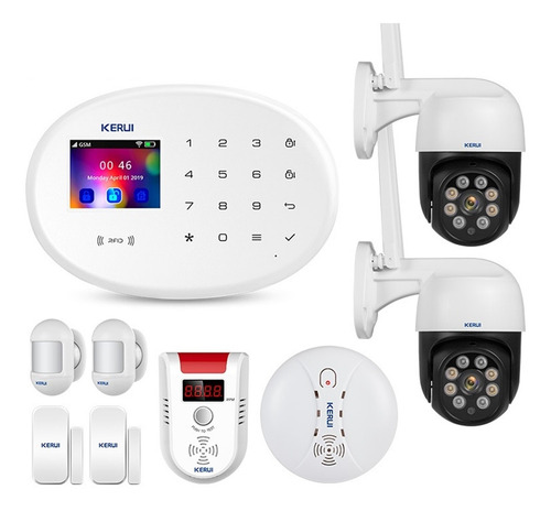 Kit Del Sistema De Alarma 4g Gsm Wifi Tuya Smart Home Alarm